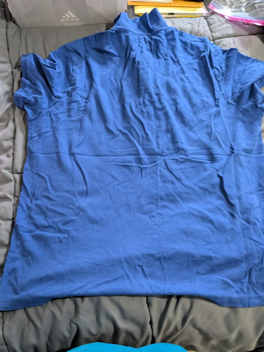Polo by Ralph Lauren Royal Blue Short-Sleeve Polo with Contrast Trim
